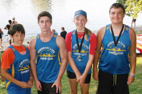 Photo: Ian Ramzy, Coach Jack Fenlong, Rhiannon Murphy, Sebastien L’Abbe. Absent: George Willes and Harmonie Ruttan.