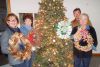 members of the VCA , l-r, Marilyn Orser, Judy Conway and Doug and Joyce Casement with a selection of the wreaths auctioned off at the VCA&#039;s annual Christmas in the Village event in Verona on November 28