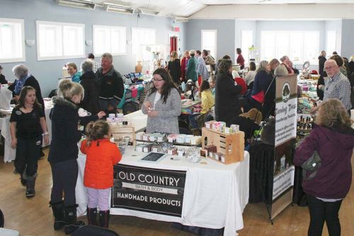 Oso Hall was a busy place Saturday with bakers, crafters and bargain hunters. Photo/Craig Bakay