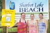 Theresa, Katie and Becki after last year&#039;s swim.