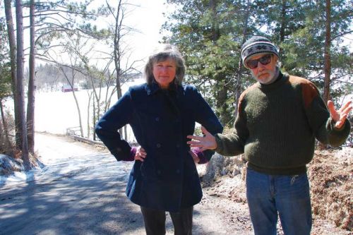 Jocelyne and Mike Steeves, ready to take the township to court