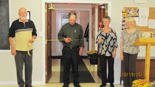 L to R Bill Raeburn, George Conboy, Cathy MacMunn, Dianne Lake (absent Colleen Allison). Courtesy Carol Raymo.