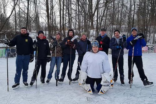 The victorious Devon Clarke’s team beat out the Tichborne Termites Saturday to take this year’s 4 on 4 bragging rights. Photo/submitted