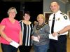 Mayor Frances Smith and committee member Coun. Cindy Kelsey presented cheques to Janet Barr representing the Treasure Trunk and Dep. Chief Jamie Riddell representing the Central Frontenac Fire Department distributing the proceeds from the 2019 Frontenac Heritage Festival Polar Bear Plunge. The Fire Department received $1,447.50, The Treasure Trunk$1,335 and Northern Connections will receive $969.50.