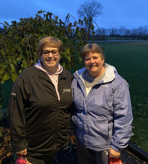 Hartington area neighbours Gail Babcook and Juanita Bender take Halloween seriously. Each year they set up a table on their front yards, which they laden with assorted candies for children (and a few adults) to walk around and take one of each. They were concerned about Halloween this year, and decided that instead of waiting for kids to arrive, they would do the travelling. They each packed up a large bag of candy, and went to the children’s homes to deliver the candy. “They must have gone to at least 15 homes,” said their appreciative neighbour, Shawn Mitchell.