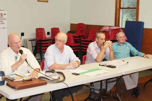 Olden candidates (from left) Dan Cunningham, Victor Heese (incumbent), Bill Everett and Elwin Burke. Photo/Craig Bakay