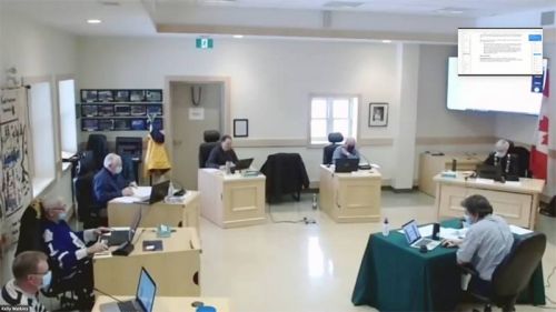 North Frontenac Council meets in chambers.