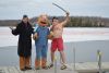 Richard Struthers of Sharbot Lake Marine,Heri Bear and Mark Montagano.