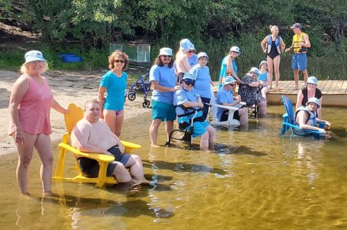 New Leaf Link members spent 4 days at Camp Kennebec near Arden.