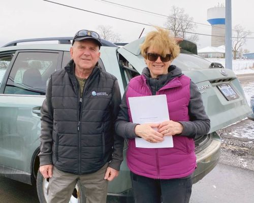 Meals on Wheels volunteers Mike and Val Asselstine