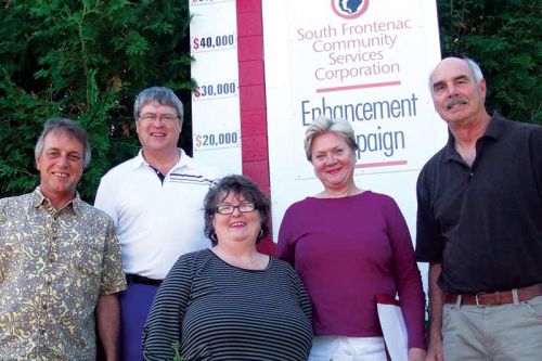 L to R: some of the Campaign Committee: Mark Segsworth, David Townsend, Christine Kennedy, Kathryn O’Hara, Wes Garrod.