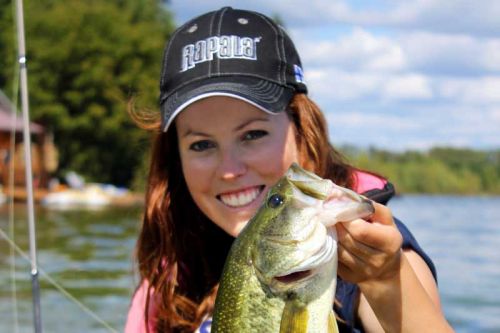Ashley caught this Largemouth bass last year on Loughborough Lake.