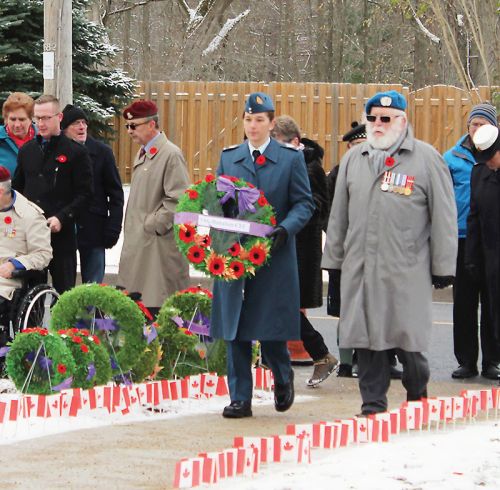 Remembrance services in Verona. File photo.