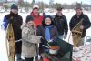 back row, l-r, Terry Trojeck, Maurice Hines, Gord Brown, Howie MacKenzie, front row, l-r, Debbie Trojeck and Chris MacKenzie