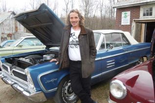 Rick Law of RL Classic/Lawless Paints in Godfrey with his 1966 Plymouth Sport Fury