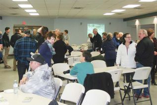 There was a lot of discussion about K & P Trail usage in Verona Monday night. Photo/Craig Bakay