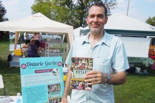 Peter McClusky, author of Ontario Garlic:The Story from Farm to Festival
