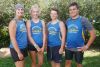 Coach Cia &amp; LITS - (l-r) Cia Myles, Rhiannon Murphy, George Willes, Sebastien L&#039;Abbe