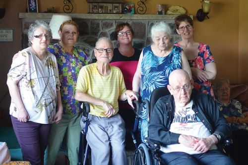 Staff & residents of Countryview Care Retirement Home.