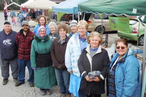 Vendors at Frontenac Farmers Market at their Saturday opener at Prince Charles Public School in Verona on May 3