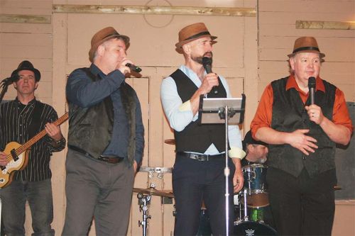 The Kings Town Tenors, Danny Young, Tim Torgersen and Jack Francis, rocked Bellrock Hall last weekend. Photo/Craig Bakay