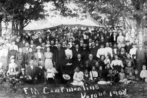 Free methodist Committee – Free Methodist Camp Meeting, Verona 1908.