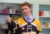 Greater Kingston Junior Frontenacs goalie Graeme Gemmill visited Sharbot Lake PS on March 8