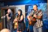 Lawrenson, McCullough and Foster at the Crossings Pub in Sharbot Lake