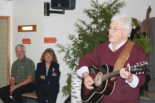 Neville Wells at the Lodges: Past and Present celebration at Clar-Mill Hall in Plevna last Saturday.